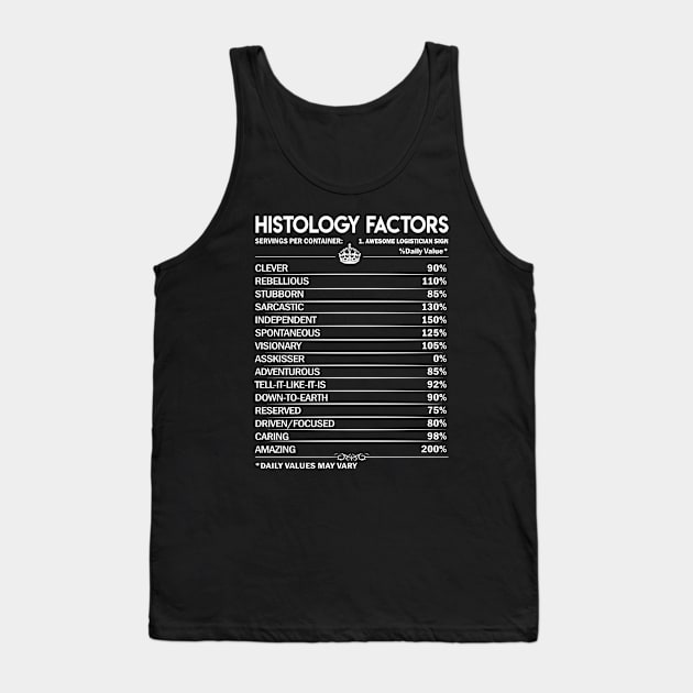 Histology T Shirt - Daily Factors 2 Gift Item Tee Tank Top by Jolly358